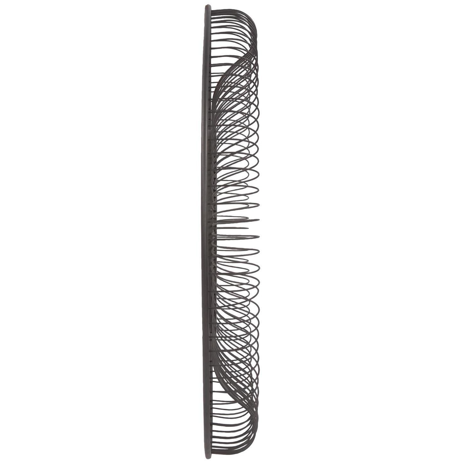 Othello 39.75 X 39.75 inch Graphite Mirror