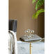 Molesular Clear/Gold Molecular Ball Décor