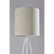 Glenwood 69 inch 100.00 watt White Floor Lamp Portable Light