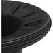 Raven 18 inch Designer Ebony with Cream Accent Stool