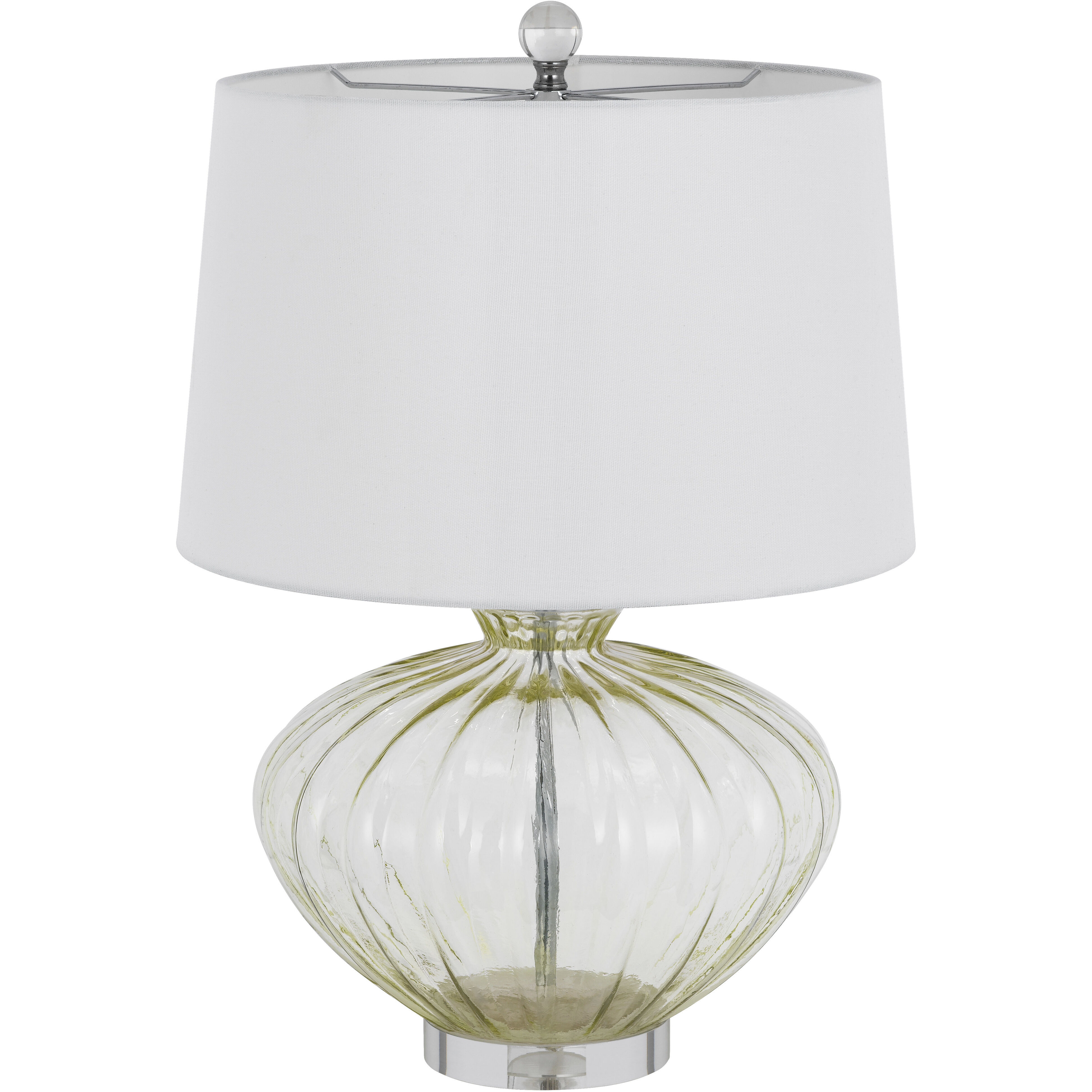 Delta 23.25 inch 150.00 watt Tinted Glass Table Lamp Set Portable Light