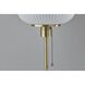 Hazel 22 inch 60.00 watt Antique Brass Table Lamp Portable Light 