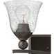 Bolla 2 Light 16 inch Olde Bronze Vanity Light Wall Light in Clear Seedy