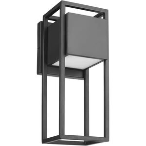 Supreme LED 13 inch Matte Black Outdoor Wall Sconce