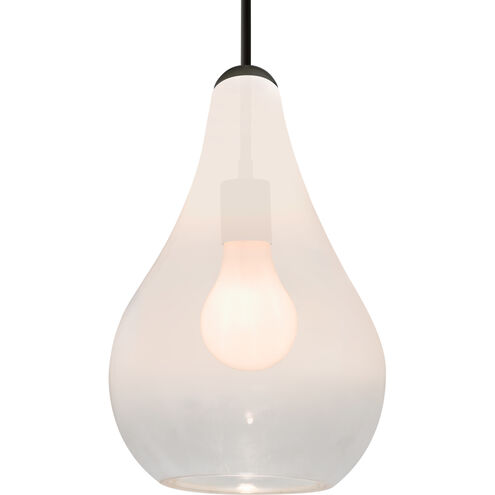 Leon 1 Light Black Cord Pendant Ceiling Light