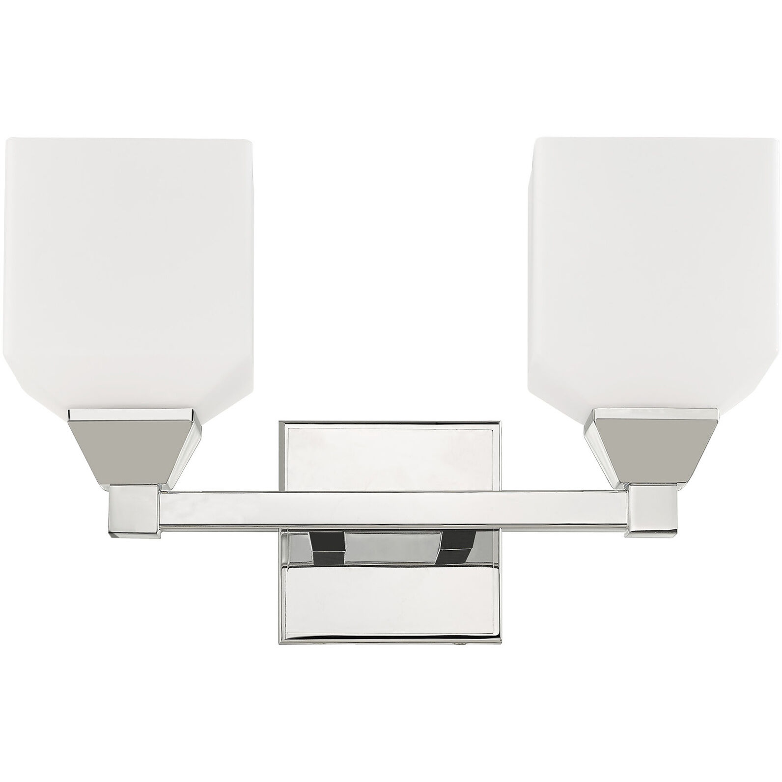 Aragon 2 Light 15 inch Polished Chrome Bath Vanity Wall Light