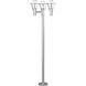 Belfast LED 86.75 inch Stainless Steel Outdoor Post Light