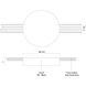 Trilo Track 120-277V White Trilo Track Canopy and Driver Cover Ceiling Light