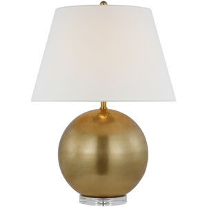 Chapman & Myers Balos 25.5 inch 15.00 watt Antique-Burnished Brass and Clear Glass Table Lamp Portable Light, Medium