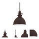Union Square 1 Light 7 inch Oil Rubbed Bronze Pendant Ceiling Light
