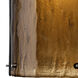 Textured Glass 1 Light 12.4 inch Novel Brass Pendant Ceiling Light in Bronze Granite, E26 Incandescent, Oversized