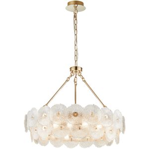 Bloom LED 31.5 inch Brass Chandelier Ceiling Light