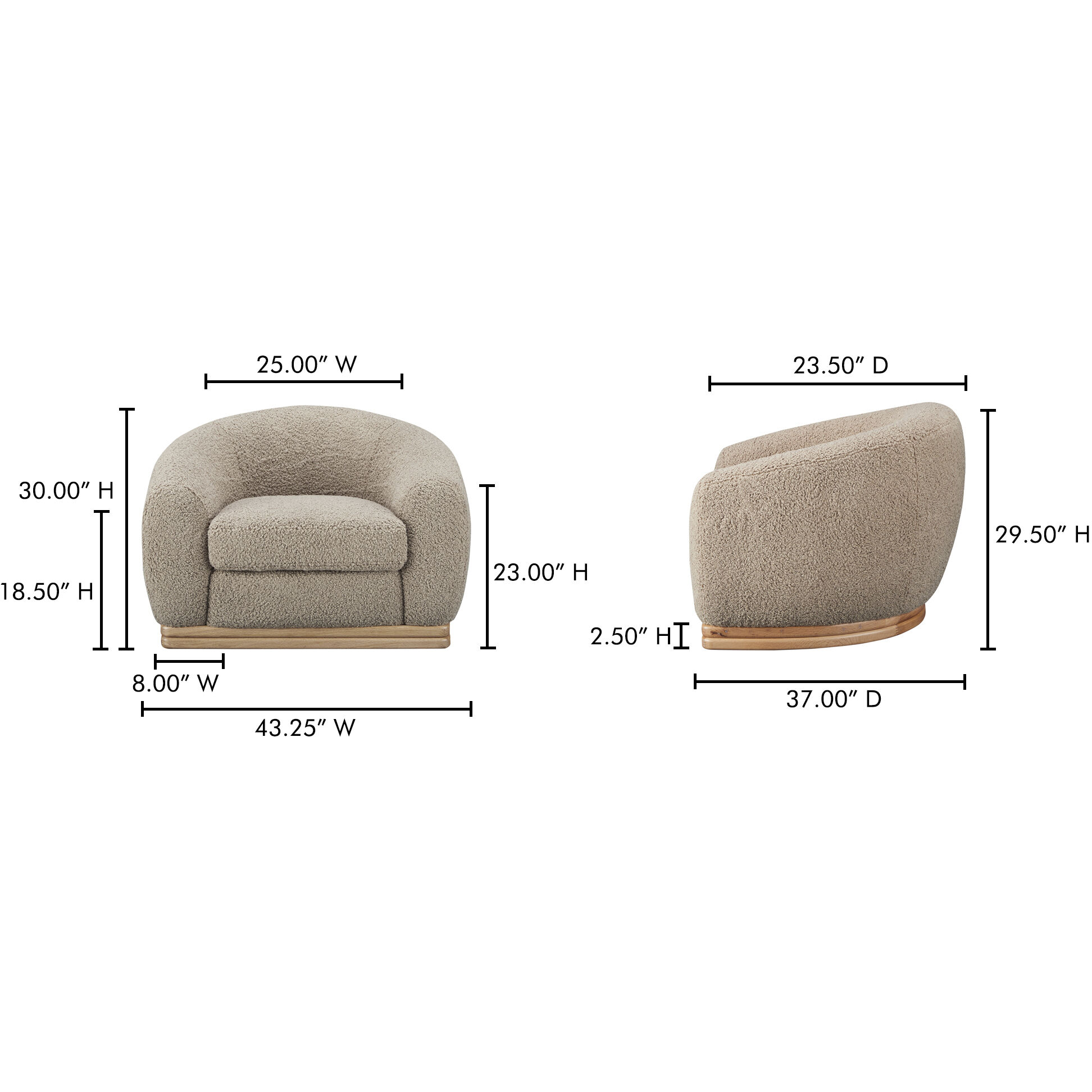 Marlowe Grey Lounge Chair