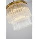 Canada 12 Light 24 inch Satin Brass Chandelier Ceiling Light