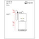 Lestat Outdoor Wall Light in 3.2, Deep Bronze