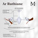 Matthews Gerbar Ar Ruthiane 16 inch Gloss White with Solid Mahogany Wood Blades Rotational Ceiling Fan