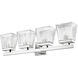 Astor 4 Light 29 inch Chrome Vanity Wall Light