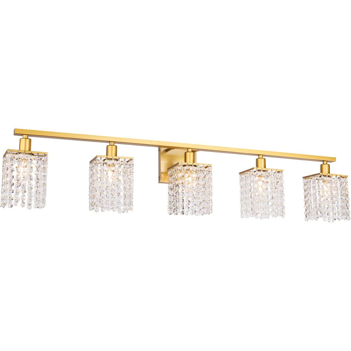 Phineas 5 Light 42 inch Brass Wall sconce Wall Light