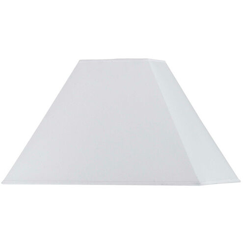 Square White 16 inch Shade, Square