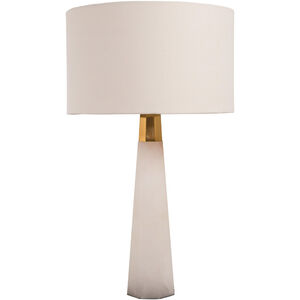 Canada 28 inch 100.00 watt White/Gold Table Lamp Portable Light