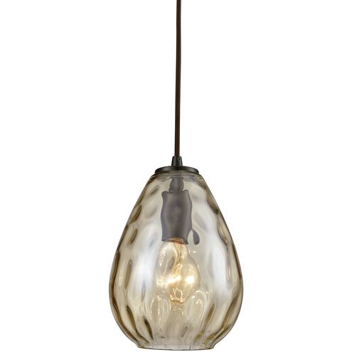 Lagoon 1 Light 6 inch Oil Rubbed Bronze Mini Pendant Ceiling Light