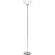 Signature 70 inch 150 watt Brushed Steel Torchiere Portable Light