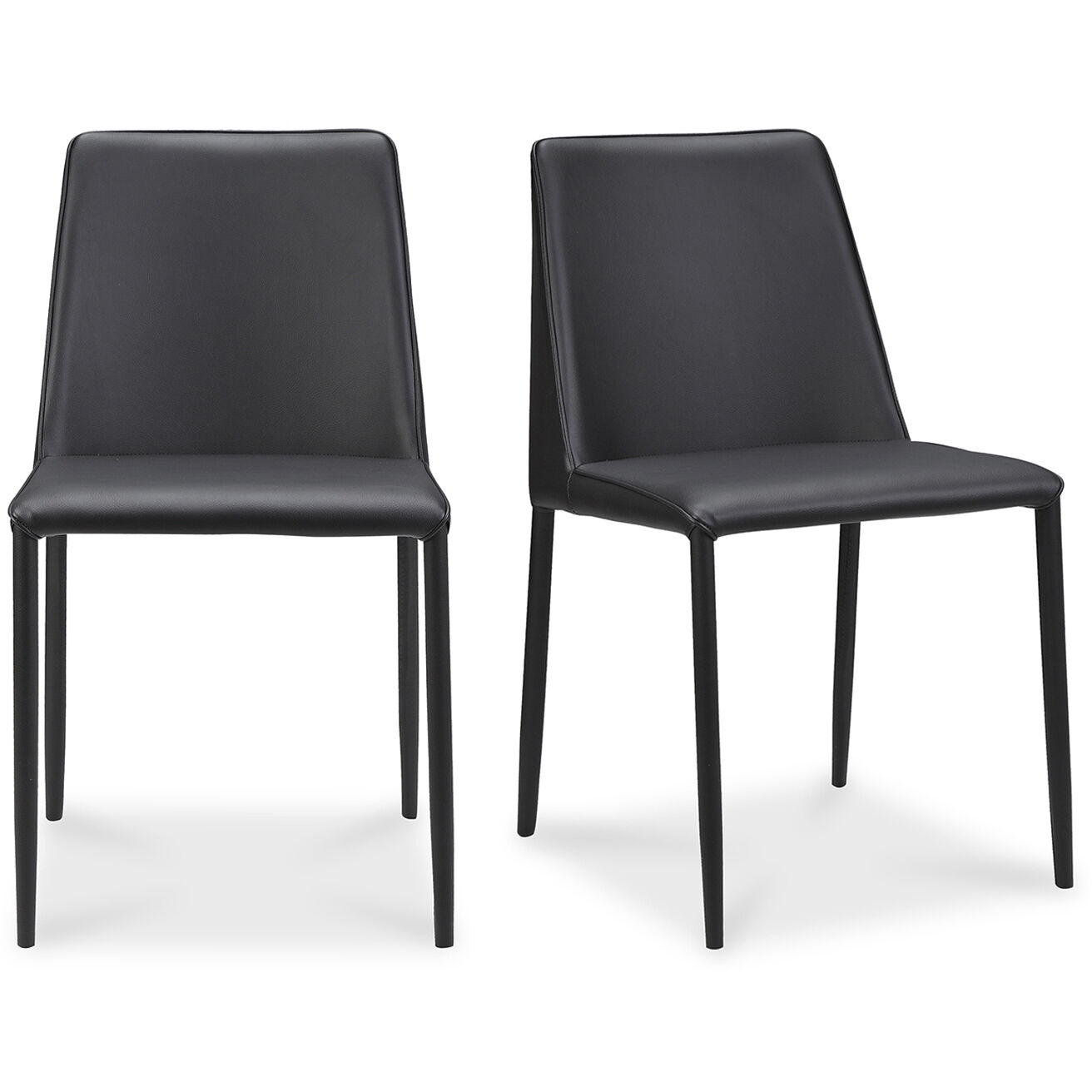 Nora Black Dining Chair, Set of 2