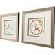 Blue Bird Red Bird Green and Blue and Pink and Multi Framed Art