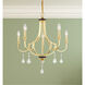 Glendale 5 Light 25 inch Polished Brass Chandelier Ceiling Light