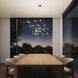 Constellation Ursa Major LED 92.75 inch Satin Nickel Chandelier Ceiling Light in 3000K, 20 ft. Cord, White Optical Acrylic