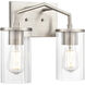 Beverlly 2 Light 13 inch Brushed Nickel Vanity Light Wall Light