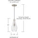 Elijah 1 Light 6 inch Brushed Nickel Pendant Ceiling Light