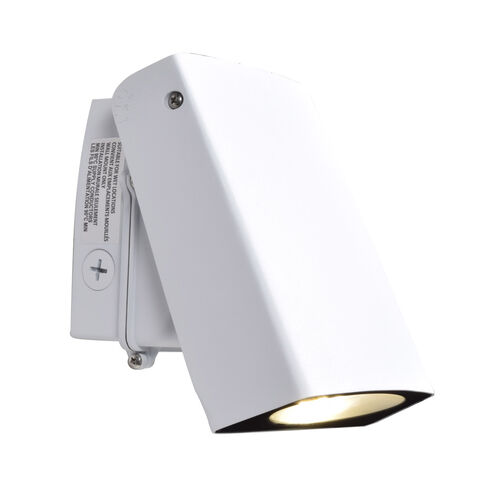 Adapt LED 7 inch White Outdoor Wall Sconce