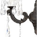 La Scala 1 Light 8 inch Heirloom Bronze Wall Sconce Wall Light in Heirloom Bronze Cast