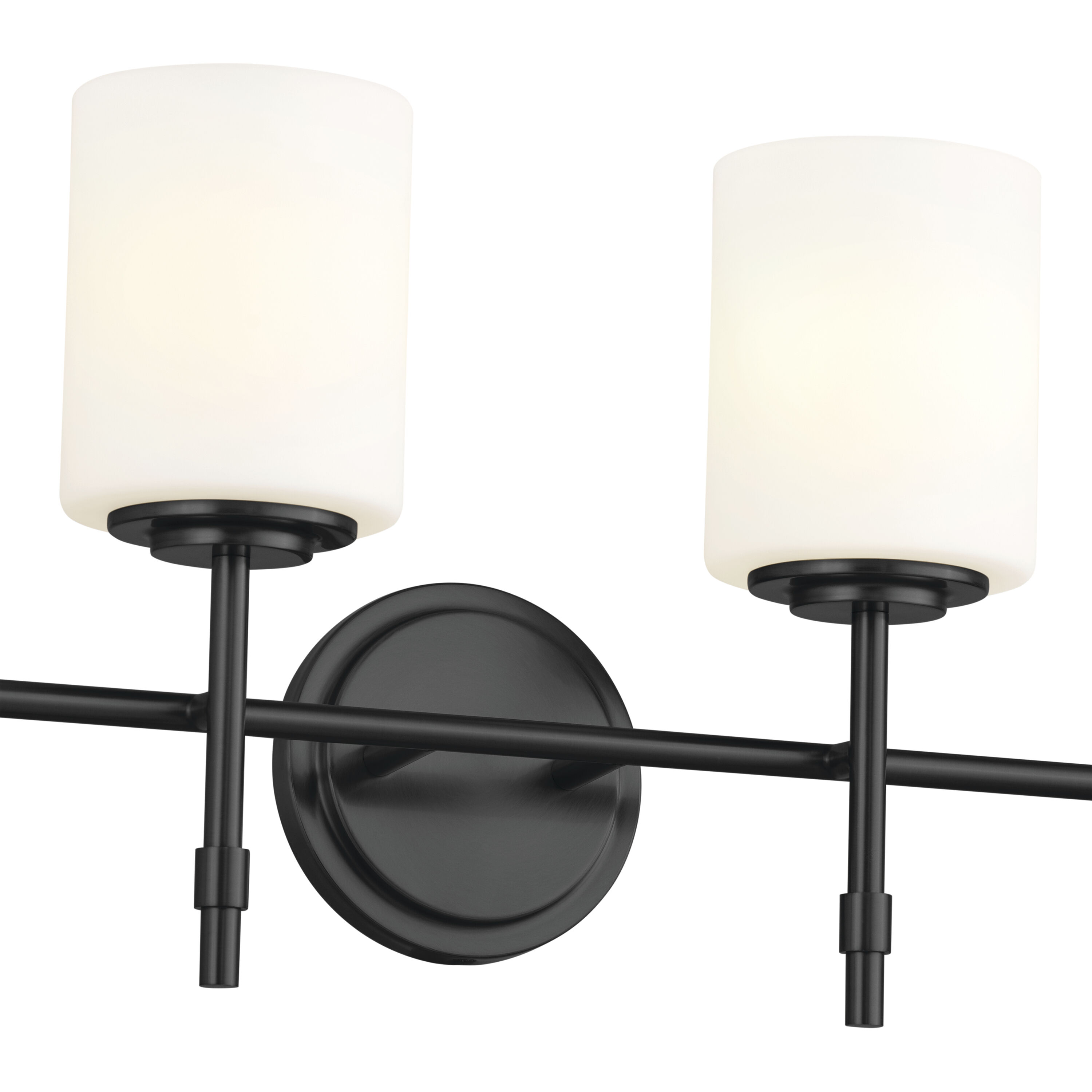 Ali 4 Light 32.5 inch Black Bath Vanity Light Wall Light