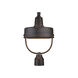 Portland 1 Light 18 inch Weathered Pewter Outdoor Post Lantern