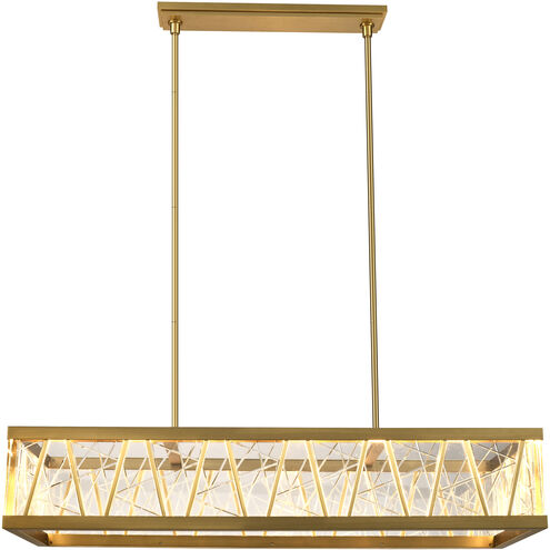Lucus 2 Light 18 inch Aged Brass Chandelier Ceiling Light