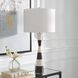 Bandeau 30 inch 150.00 watt Black and White Man-Made Stone Table Lamp Portable Light
