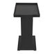 Ledge 24.5 X 18.5 inch Matte Black Side Table