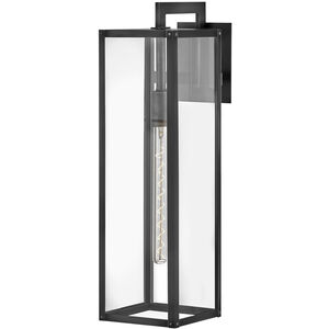 Max LED 25 inch Black Outdoor Wall Mount Lantern, Large