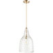 Fort Worth 1 Light 1 inch Aged Brass Mini Pendant Ceiling Light
