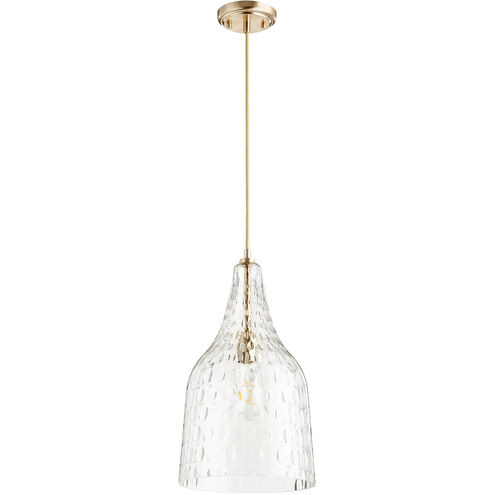 Fort Worth 1 Light 1 inch Aged Brass Mini Pendant Ceiling Light