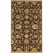 Estate 156 X 108 inch Dark Brown, Wheat, Camel, Dark Red, Aqua, Rust Rug