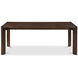 Daifuku 76 X 39 inch Dark Brown Dining Table, Small