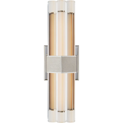 Lauren Rottet Fascio LED 4.5 inch Polished Nickel Sconce Wall Light