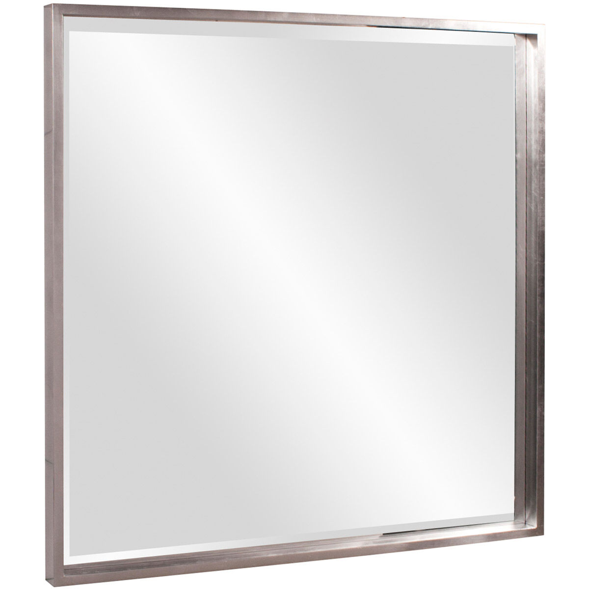 Isa 40 X 40 inch Bright Nickel Wall Mirror