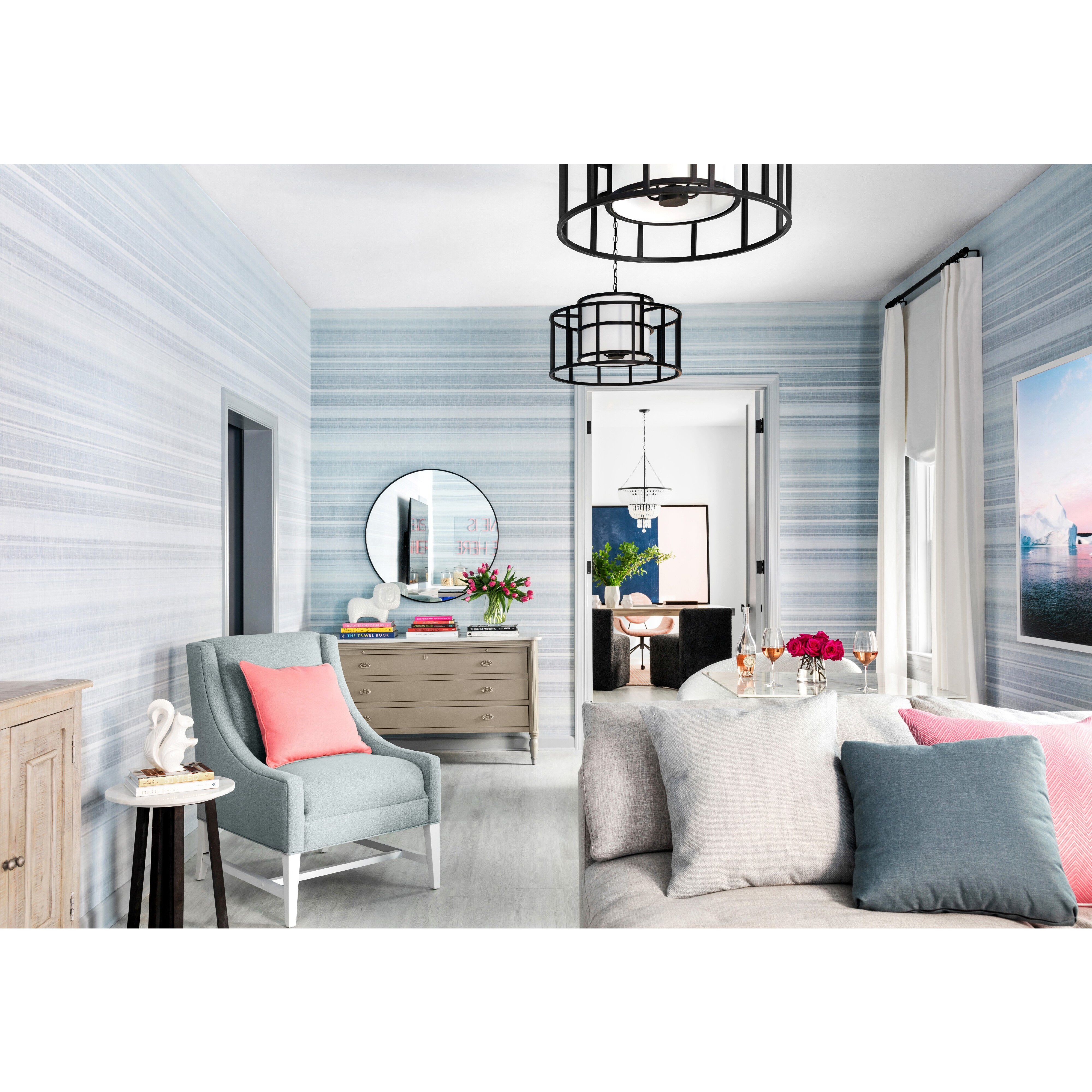 Hulton 5 Light 25 inch Matte Black Chandelier Ceiling Light, Brian Patrick Flynn