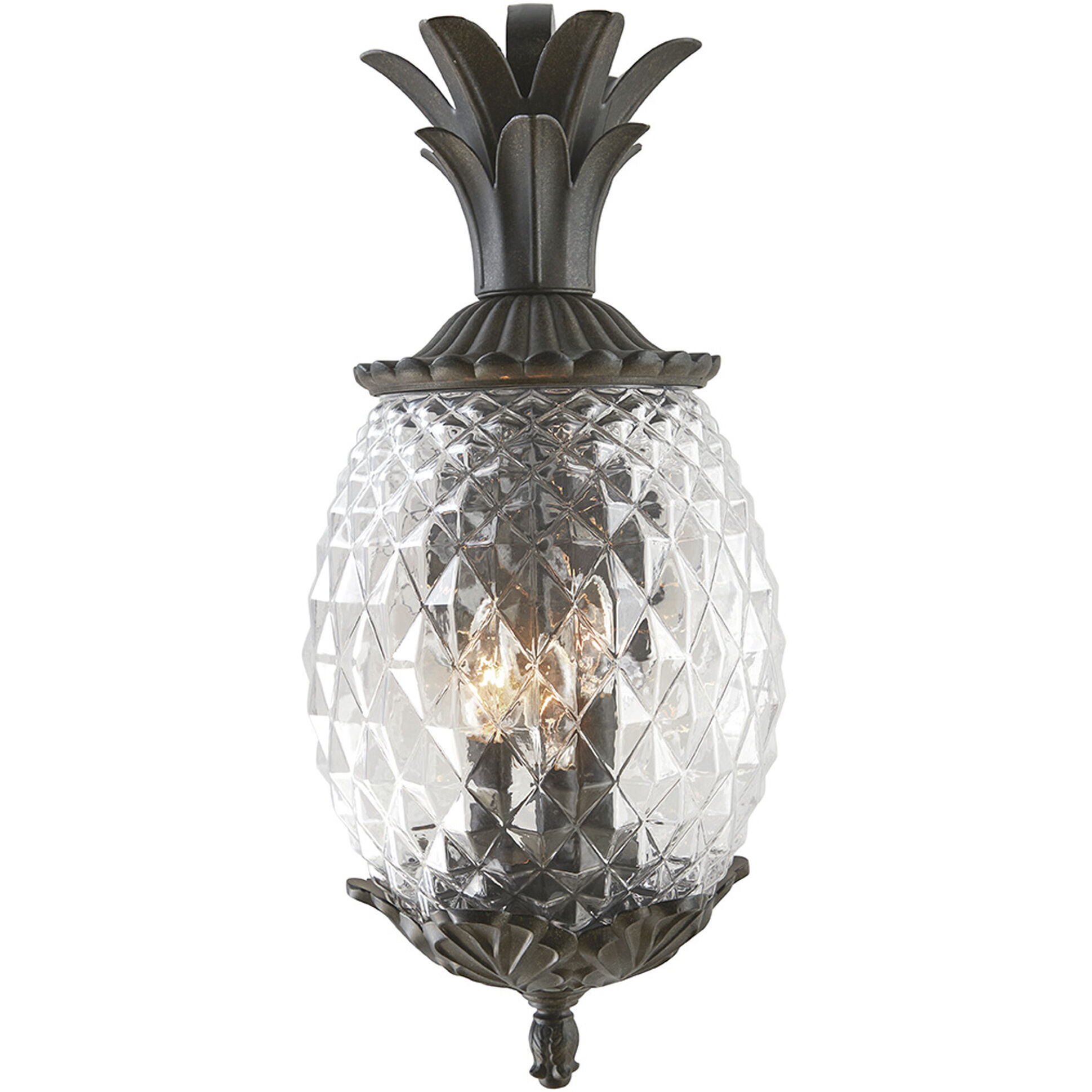 Lanai 3 Light 22 inch Black Coral Exterior Wall Mount