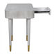 Celine 33 X 20 inch White Wash Desk/Side Table