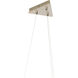 Flux LED 39.4 inch Soft Gold Pendant Ceiling Light, Large